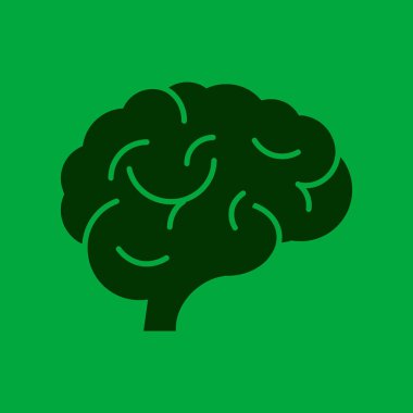 beyin simgesi, illüstrasyon 