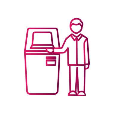 Self-Servis terminal simgesi