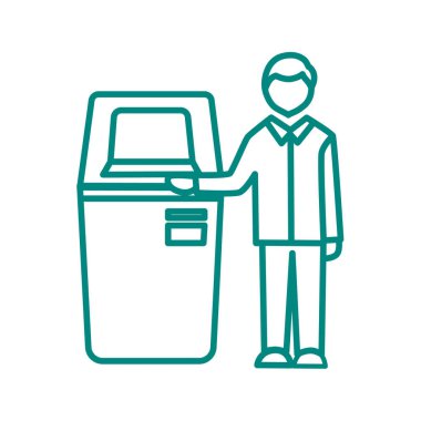 Self-Servis terminal simgesi