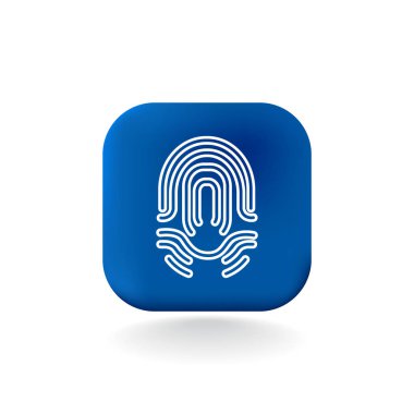 parmak izi basit simgesi