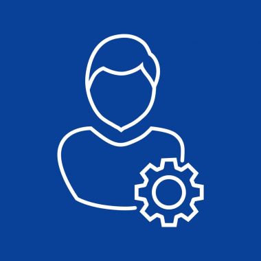 adam, kuruluş logosu