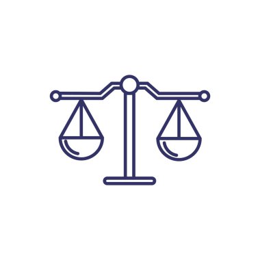 Adalet simgesinin ölçekler