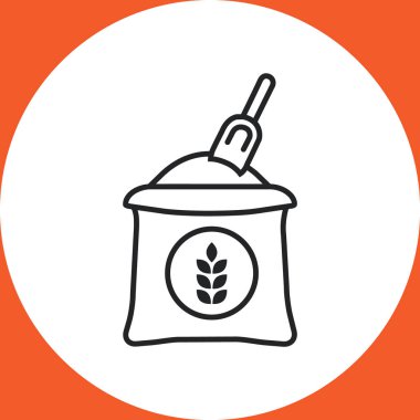 Buğday çanta simgesi