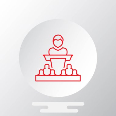 hoparlör satırı simgesi