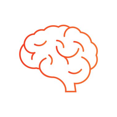 beyin simgesi, illüstrasyon 