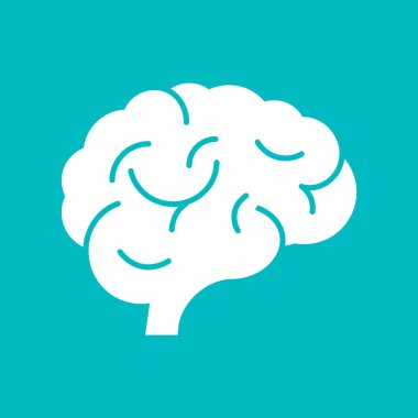 beyin simgesi, illüstrasyon 