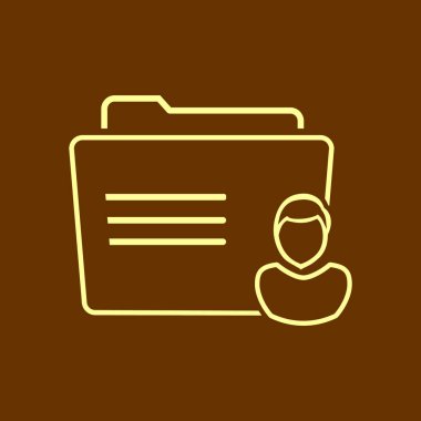 klasör logo illüstrasyon