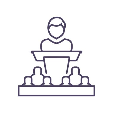 hoparlör satırı simgesi