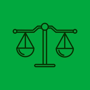 Adalet simgesinin ölçekler