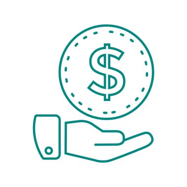 Elindeki dolar işareti