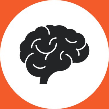 beyin simgesi, illüstrasyon 