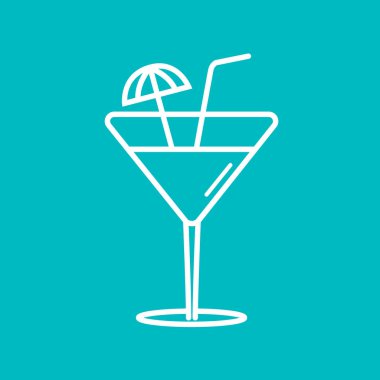 alkol kokteyl simgesi