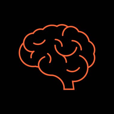 beyin simgesi, illüstrasyon 