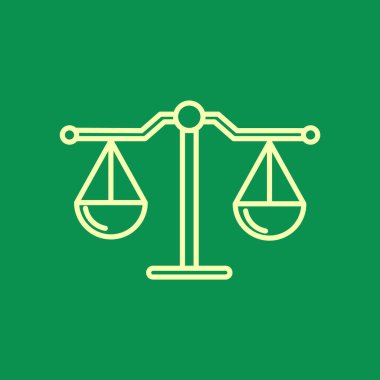 Adalet simgesinin ölçekler