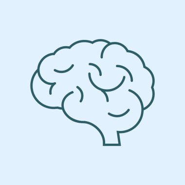 beyin simgesi, illüstrasyon 