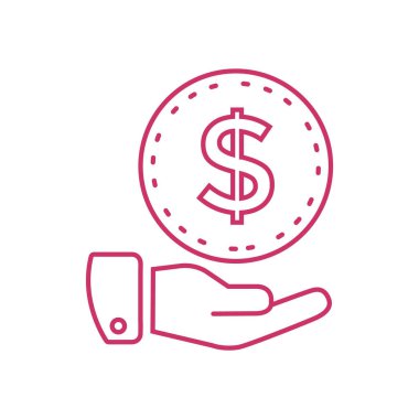 Elindeki dolar işareti