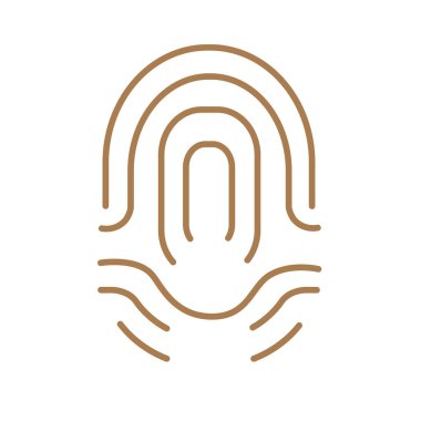 parmak izi basit simgesi