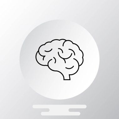 beyin simgesi, illüstrasyon 