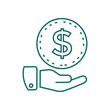 Elindeki dolar işareti