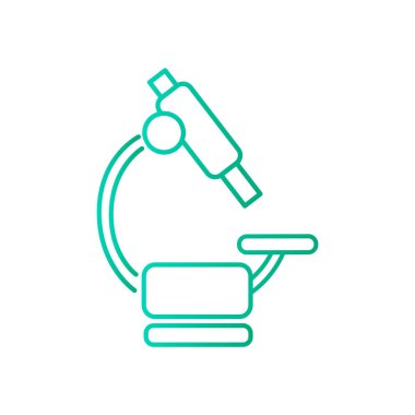 Mikroskop Düz Simgesi 