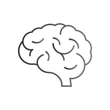 beyin simgesi, illüstrasyon 