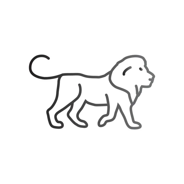 Icono animal simple — Vector de stock