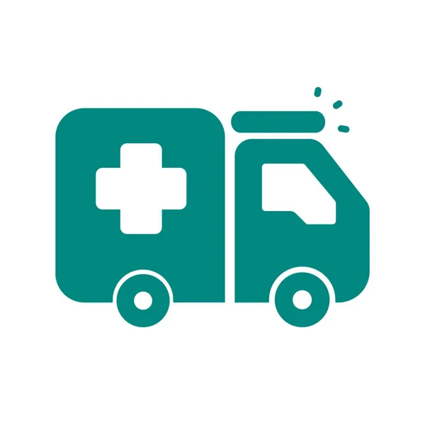 Ambulance auto pictogram — Stockvector