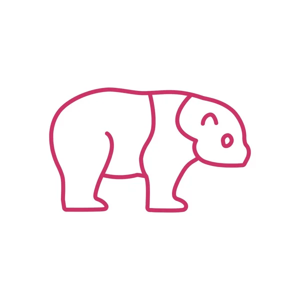 Panda web icon — Stock Vector