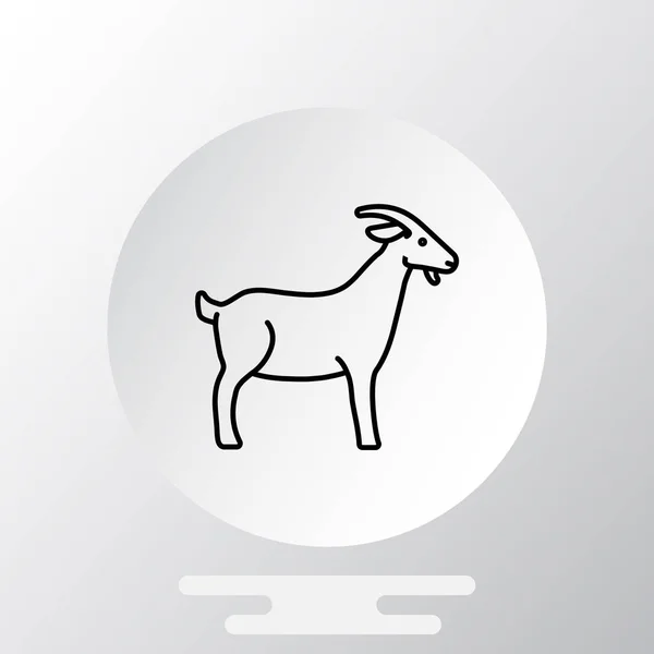 Коза Web значок — стоковий вектор