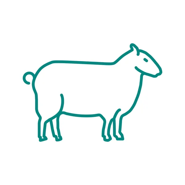 Icono animal simple — Vector de stock