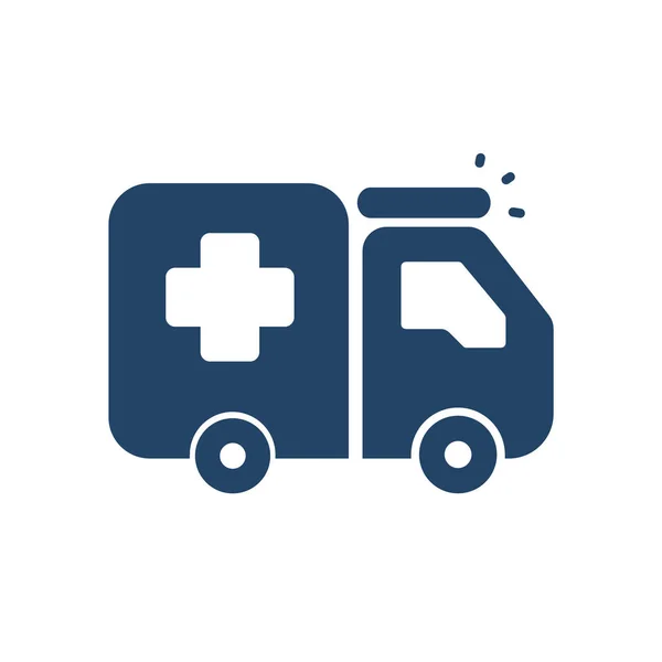 Icona auto ambulanza — Vettoriale Stock