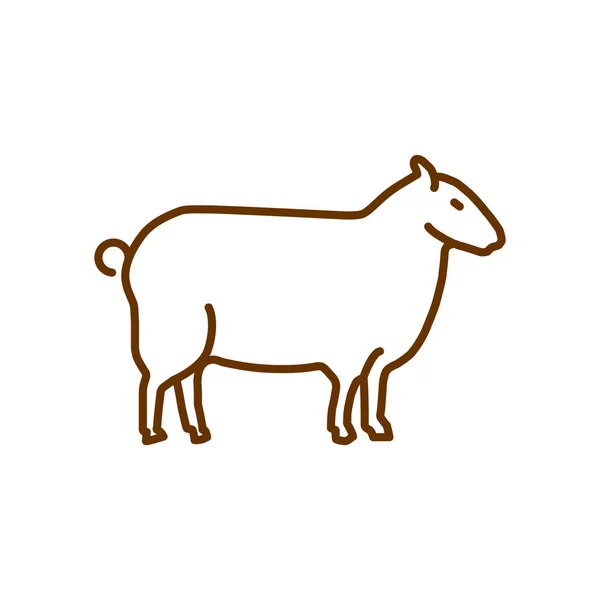 Icono animal simple — Vector de stock