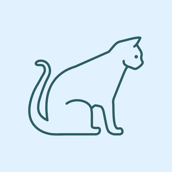 猫の web アイコン — ストックベクタ
