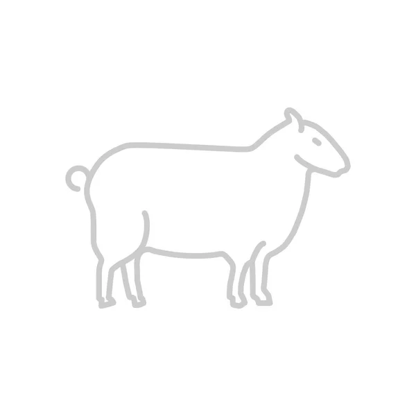 简单的动物图标 — 图库矢量图片