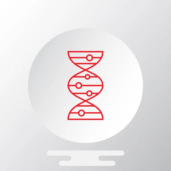 Dna molecuul icoon — Stockvector