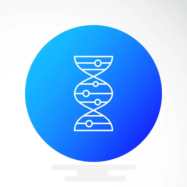 Ikona cząsteczki DNA — Wektor stockowy