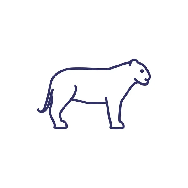 美洲狮 web 图标 — 图库矢量图片