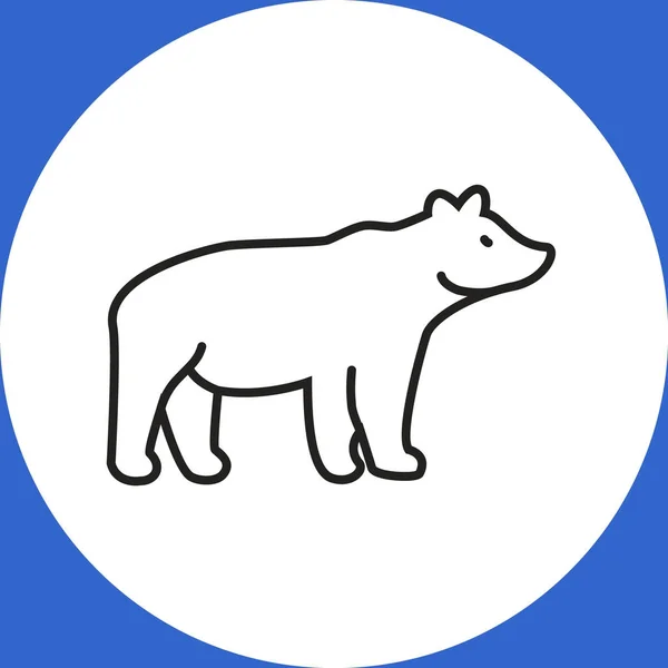 Ikony www niedźwiedź — Wektor stockowy