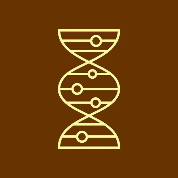 Ícone de molécula de dna —  Vetores de Stock