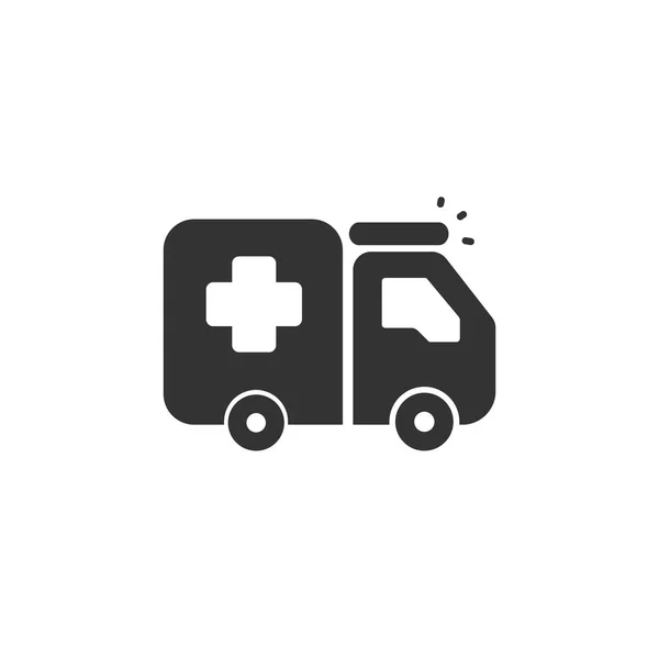 Ícone de automóvel de ambulância —  Vetores de Stock