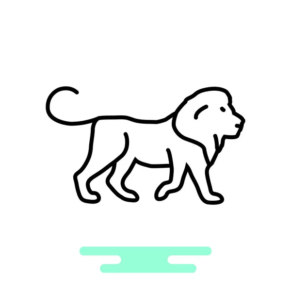 Jednoduché zvířecí ikona — Stockový vektor