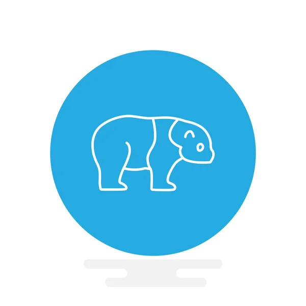 Panda-Web-Ikone — Stockvektor