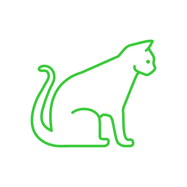Katzenweb-Ikone — Stockvektor