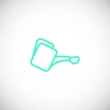 sulama olabilir düz simgesi, vektör, illüstrasyon