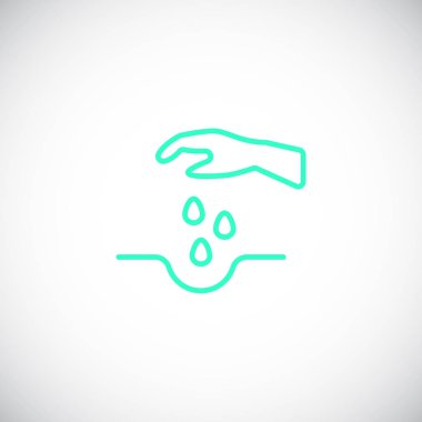 Ekim tohumlar kutsal kişilerin resmi, vektör, illüstrasyon el