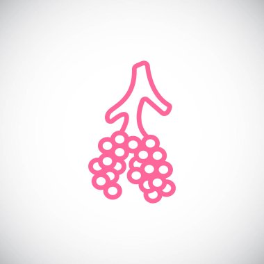 alveol düz simgesi, vektör, illüstrasyon