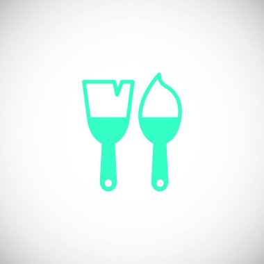 İki fırça simgesini