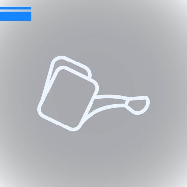 sulama olabilir düz simgesi, vektör, illüstrasyon