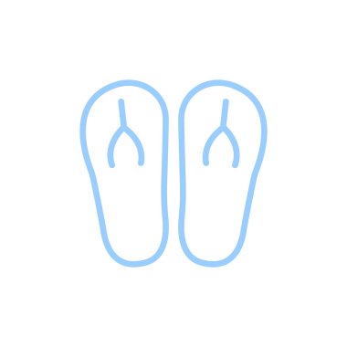 parmak arası terlik düz simgesi