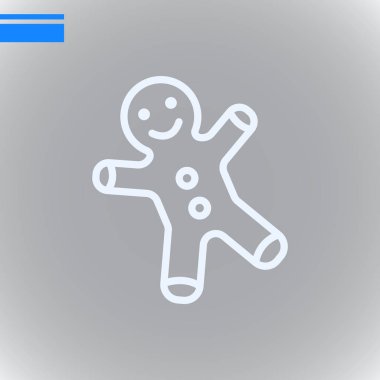 Noel gingerbread kutsal kişilerin resmi, vektör çizim